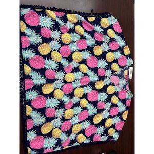 NWT Simply Southern Pineapple Print Swim Cover Up